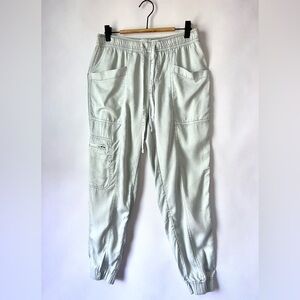 Nicole Miller Lyocell Joggers Size Small Grey Breathable Travel Packable
